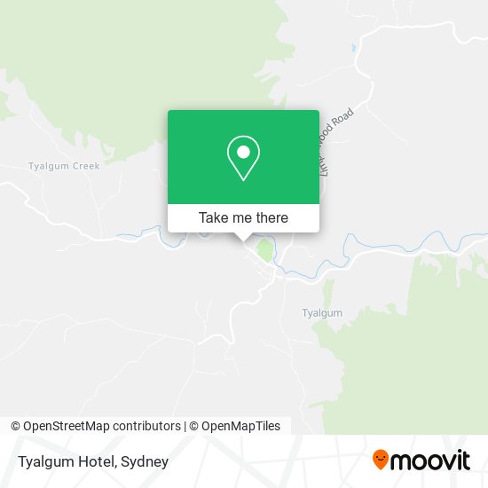 Tyalgum Hotel map
