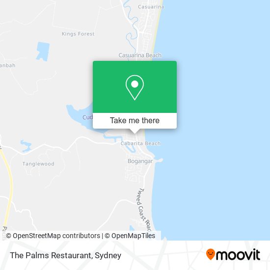 The Palms Restaurant map