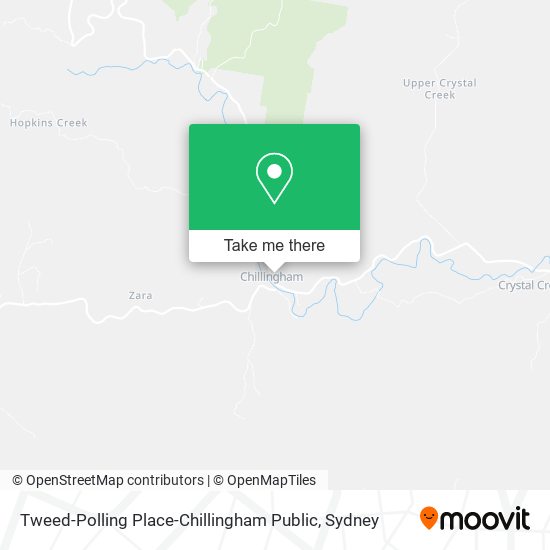 Tweed-Polling Place-Chillingham Public map