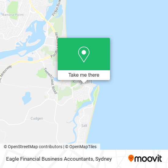 Eagle Financial Business Accountants map