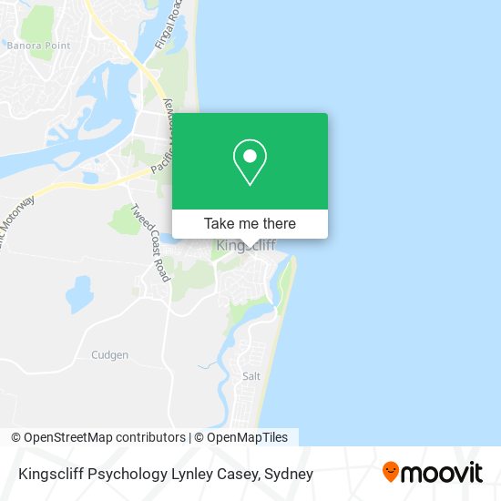 Kingscliff Psychology Lynley Casey map