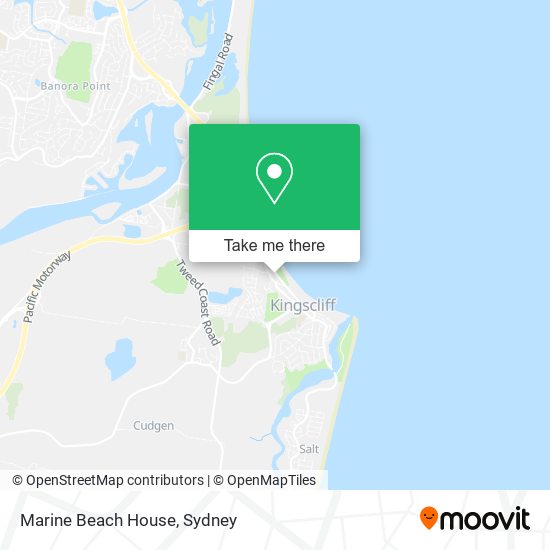 Mapa Marine Beach House