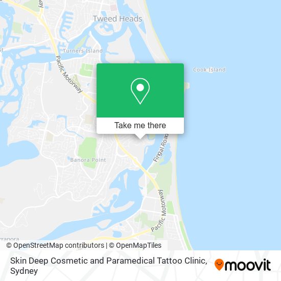 Mapa Skin Deep Cosmetic and Paramedical Tattoo Clinic