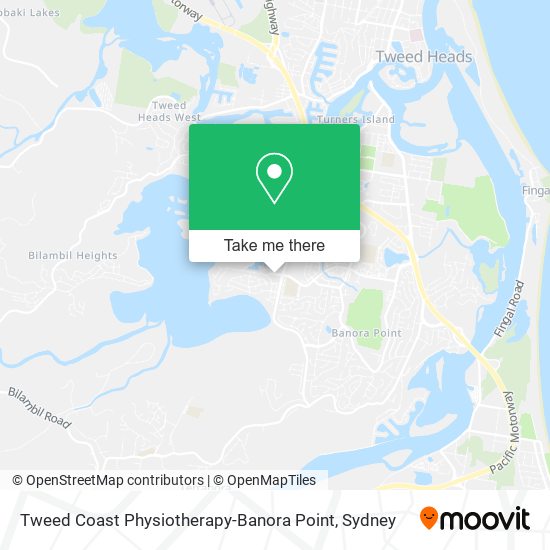 Mapa Tweed Coast Physiotherapy-Banora Point