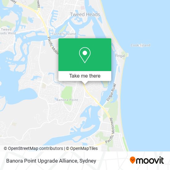 Banora Point Upgrade Alliance map