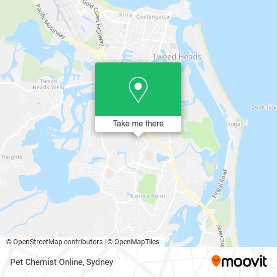 Pet Chemist Online map