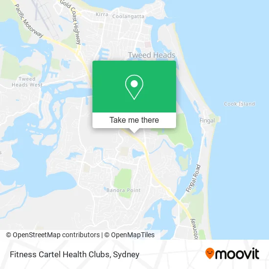 Fitness Cartel Health Clubs map