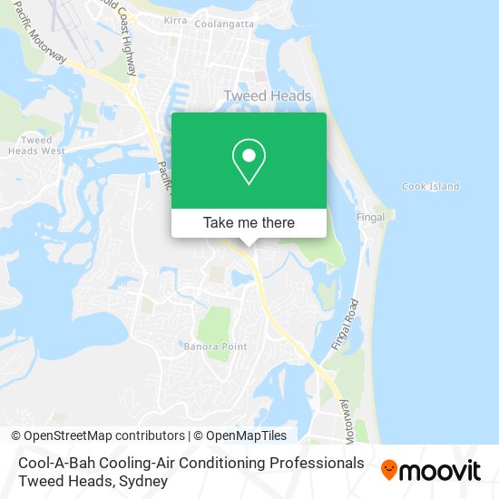 Cool-A-Bah Cooling-Air Conditioning Professionals Tweed Heads map