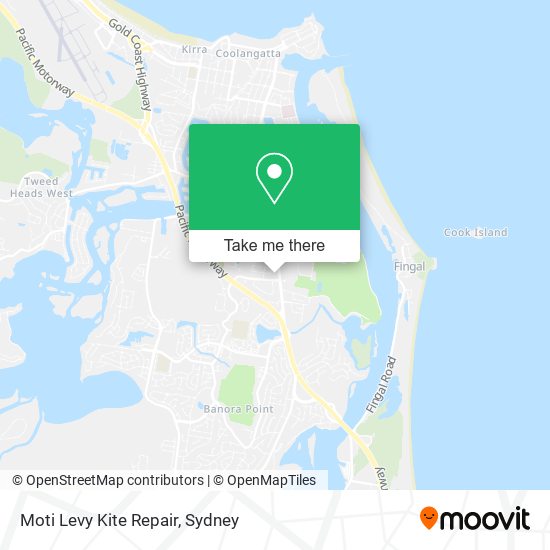 Moti Levy Kite Repair map