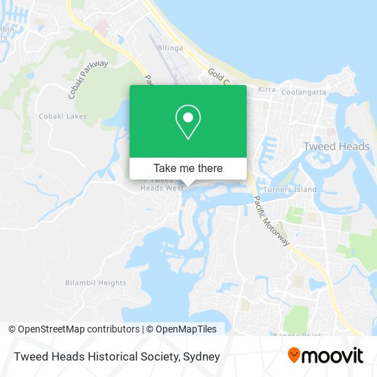 Tweed Heads Historical Society map