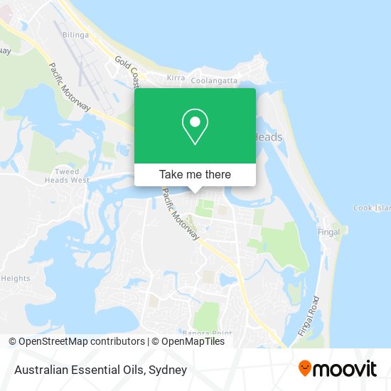 Australian Essential Oils map