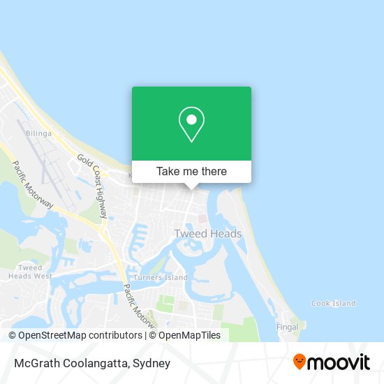 McGrath Coolangatta map