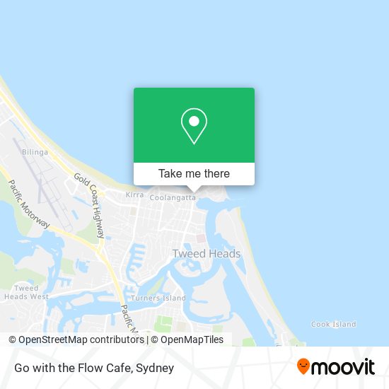 Go with the Flow Cafe map