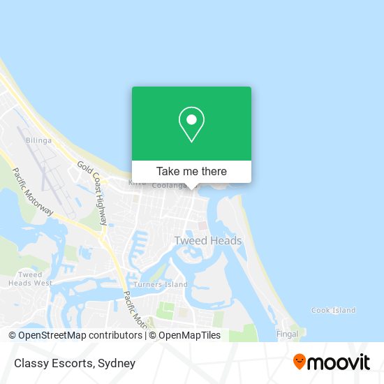 Classy Escorts map