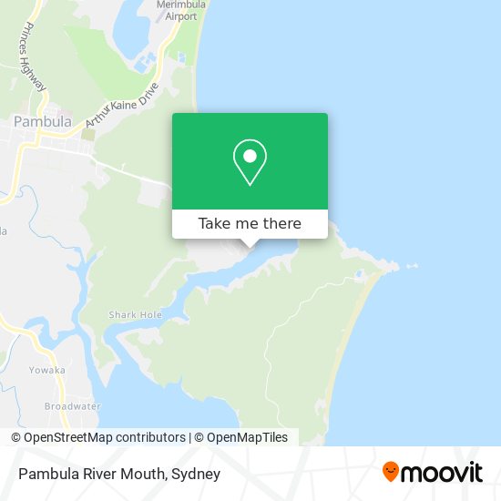 Pambula River Mouth map