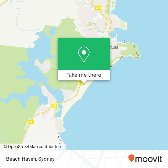 Beach Haven map