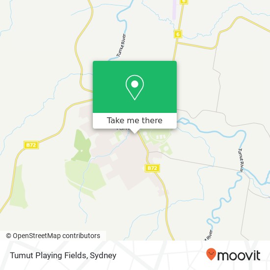 Tumut Playing Fields map