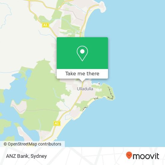 ANZ Bank map