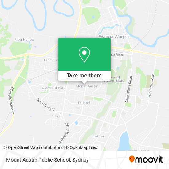 Mapa Mount Austin Public School