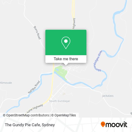 The Gundy Pie Cafe map