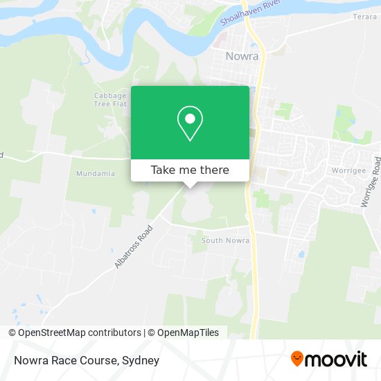 Nowra Race Course map