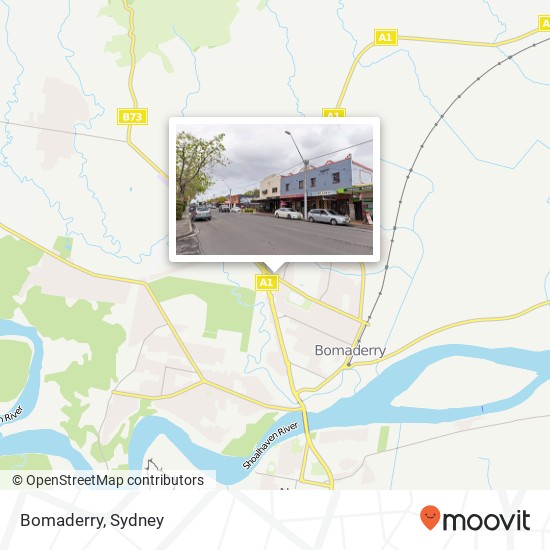 Bomaderry map