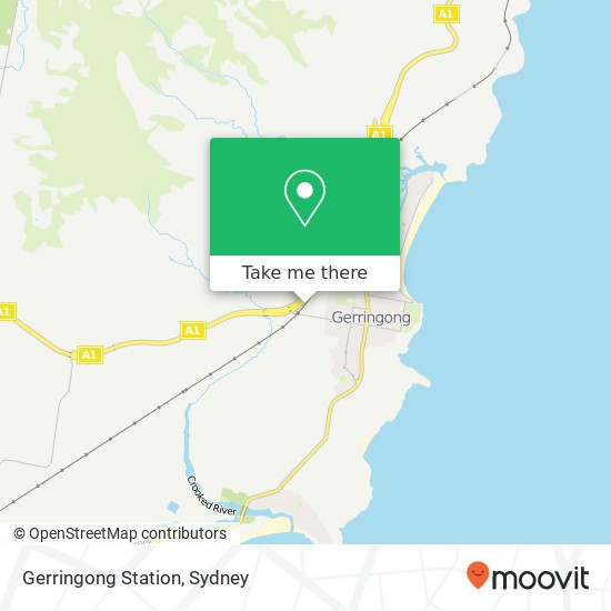 Mapa Gerringong Station