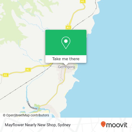 Mayflower Nearly New Shop map