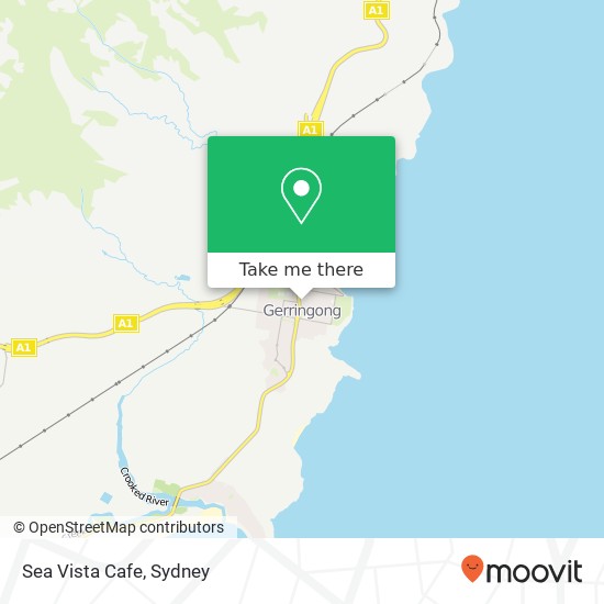 Sea Vista Cafe map