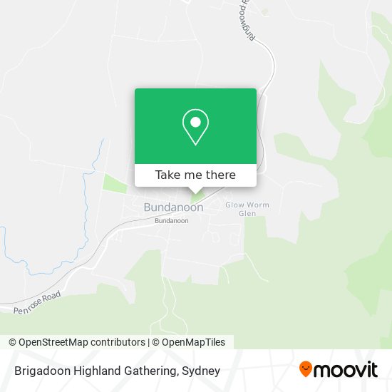 Brigadoon Highland Gathering map