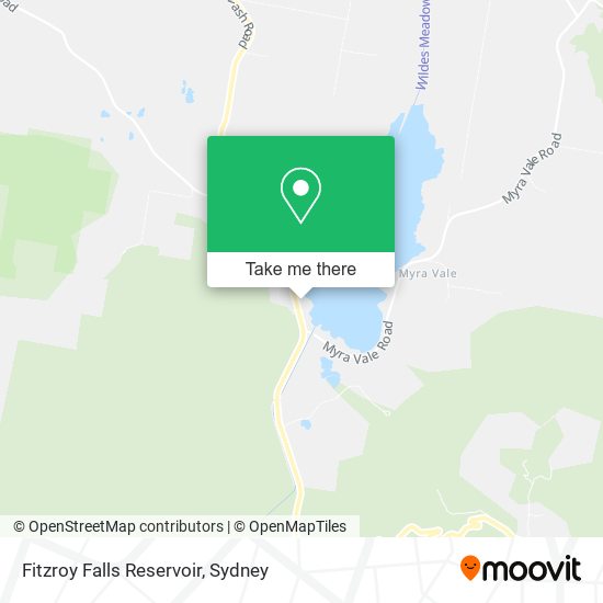 Fitzroy Falls Reservoir map