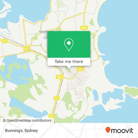 Bunnings map