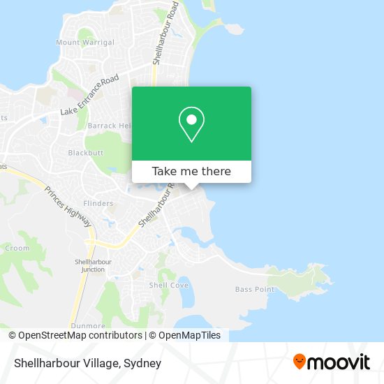 Mapa Shellharbour Village