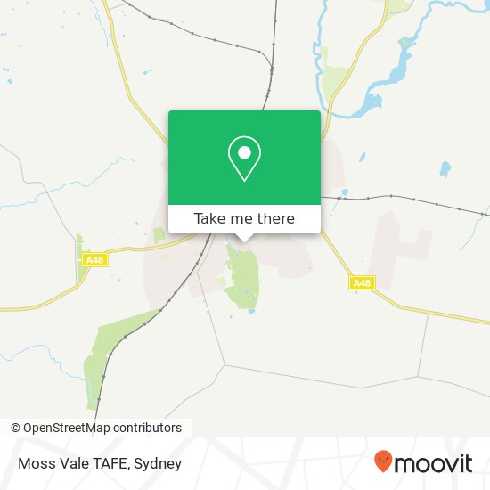 Moss Vale TAFE map