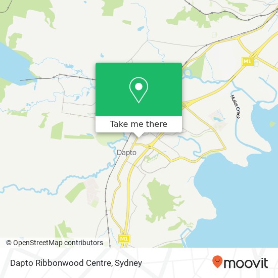 Dapto Ribbonwood Centre map