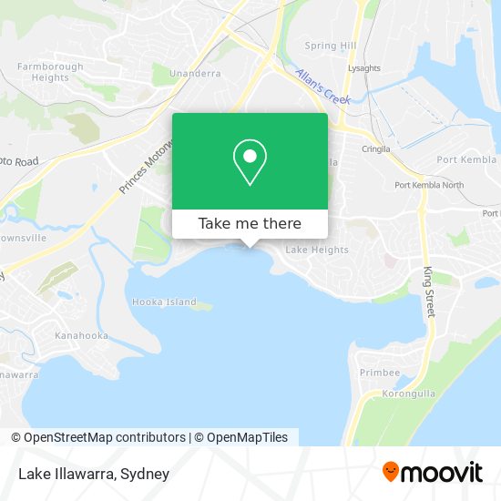 Mapa Lake Illawarra