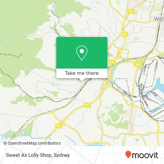 Sweet As Lolly Shop map