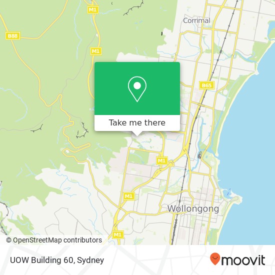 UOW Building 60 map