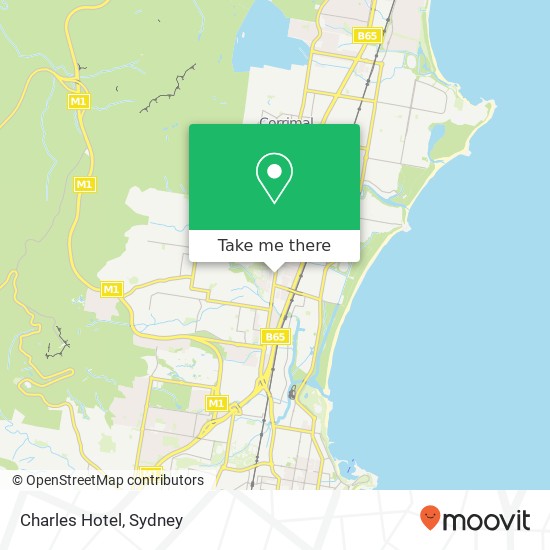 Charles Hotel map