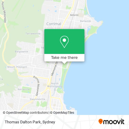 Thomas Dalton Park map