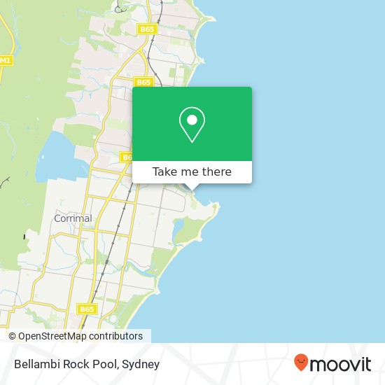 Bellambi Rock Pool map