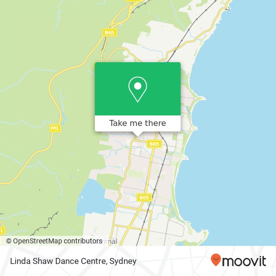 Linda Shaw Dance Centre map
