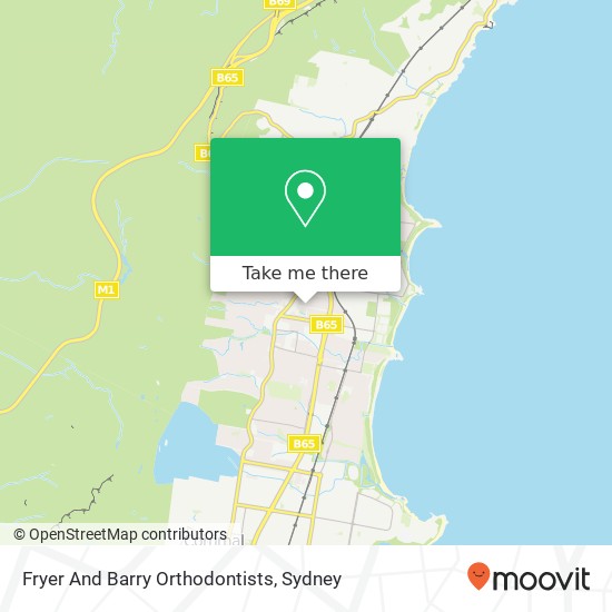 Fryer And Barry Orthodontists map