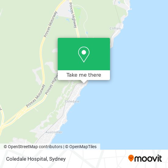 Coledale Hospital map