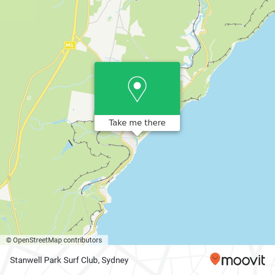 Stanwell Park Surf Club map