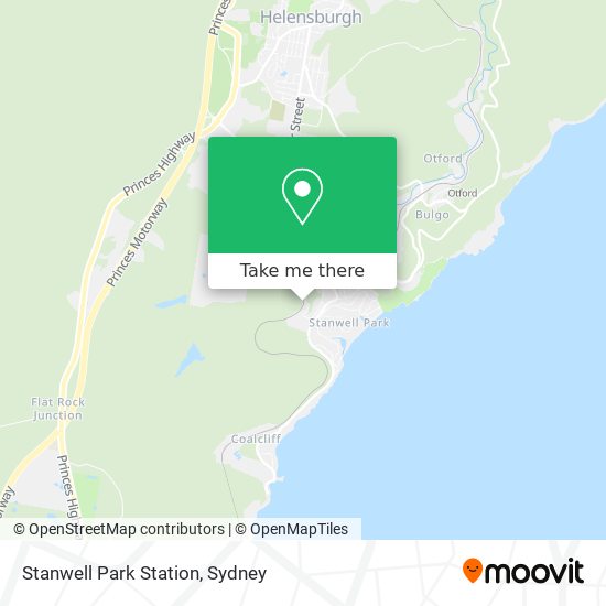 Stanwell Park Station map
