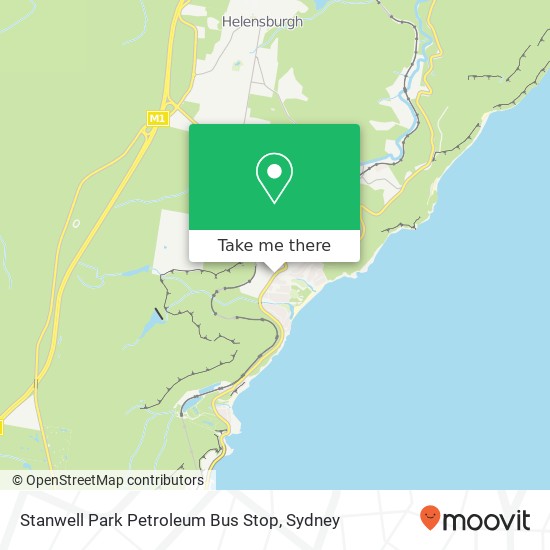 Stanwell Park Petroleum Bus Stop map