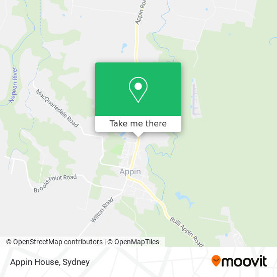 Appin House map