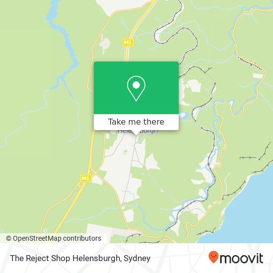 The Reject Shop Helensburgh map