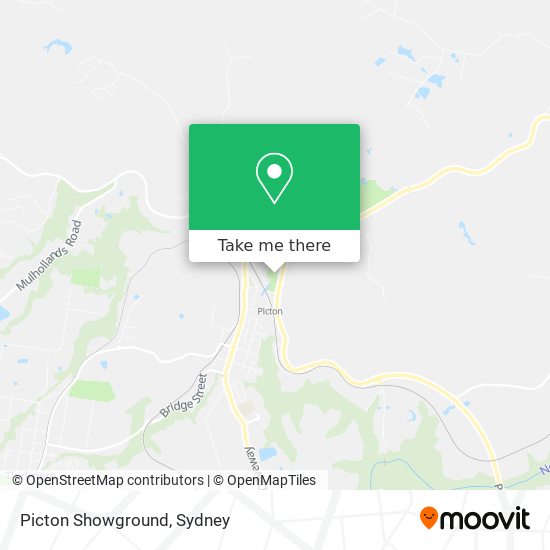 Picton Showground map